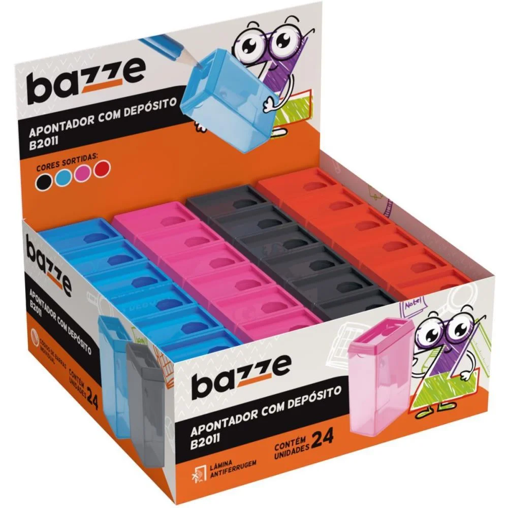 APONTADOR COM DEPOSITO BAZZE B2011 CORES SORTIDAS SUMMIT (CX.C/24) - imagem 2