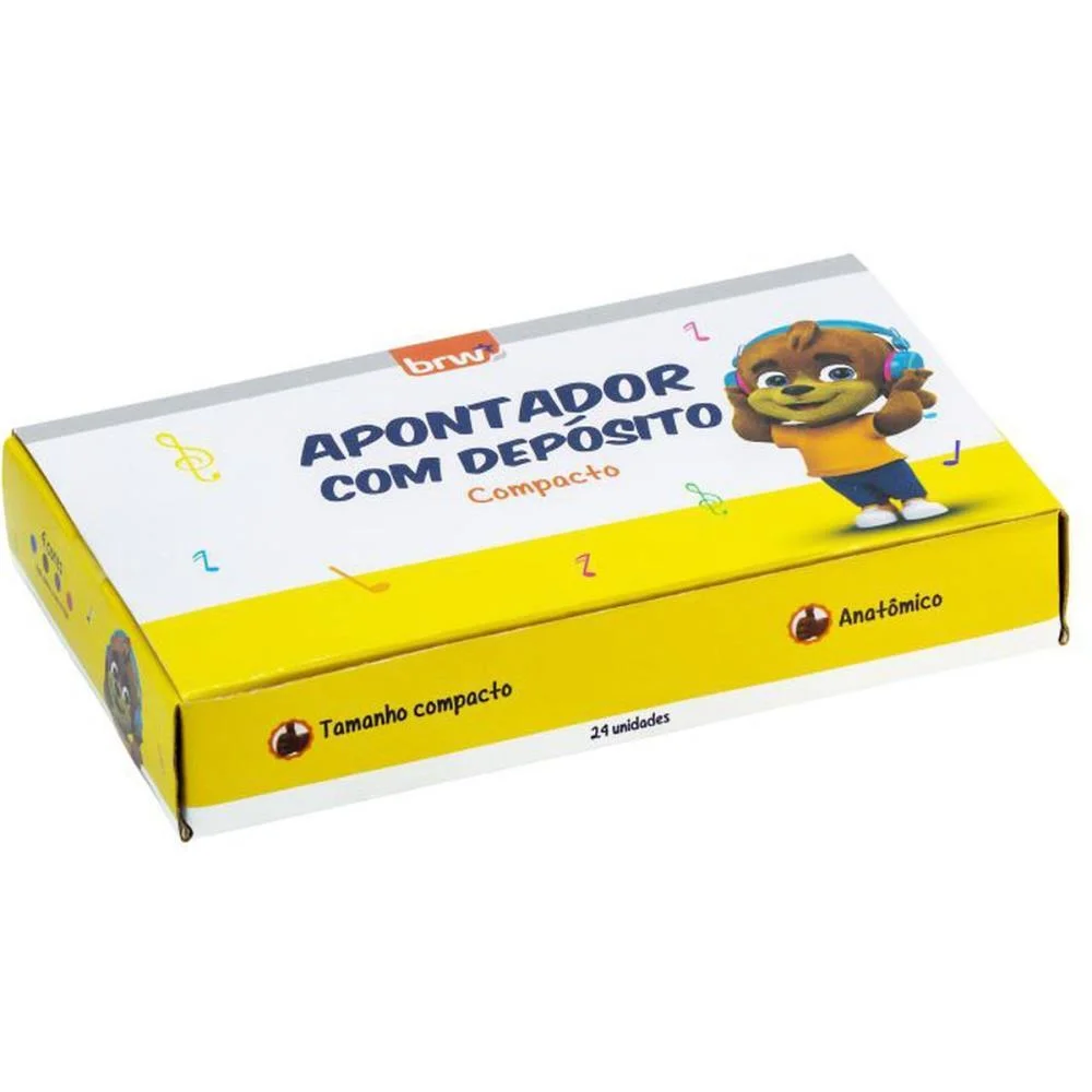 APONTADOR COM DEPOSITO COLORS PEQUENO BRW (DP.C/24) - imagem 3