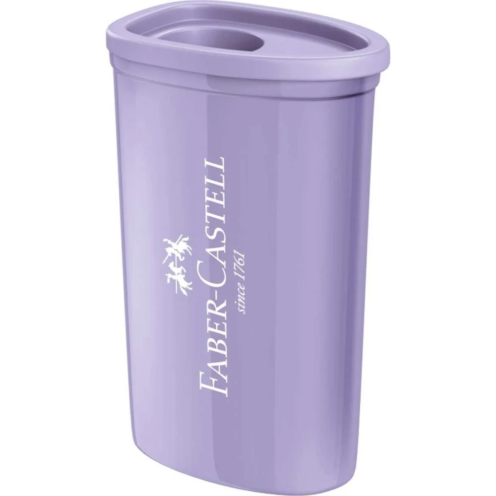 APONTADOR COM DEPOSITO TRIANGULAR 4CORES PASTEL FABER-CASTELL (DP.C/30) - imagem 5