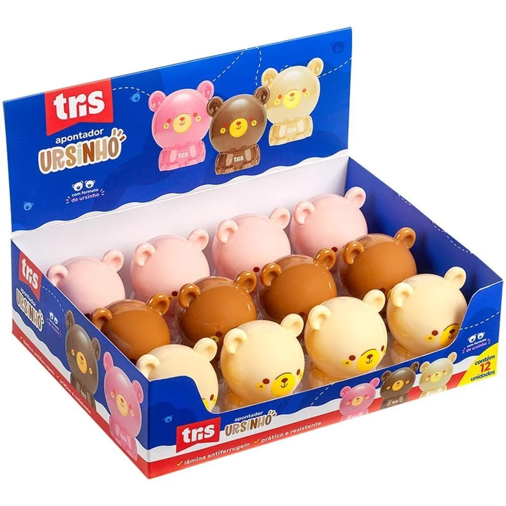 APONTADOR COM DEPOSITO DECOR. TRIS URSINHOS 3 CORES SUMMIT (DP.C/12) - imagem 2