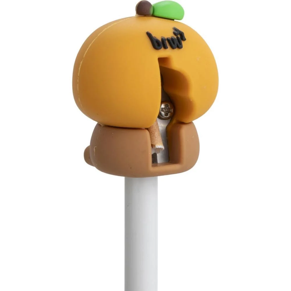 APONTADOR SEM DEPOSITO URSO COMILAO PLASTICO (S) BRW (DP.C/12) - imagem 6