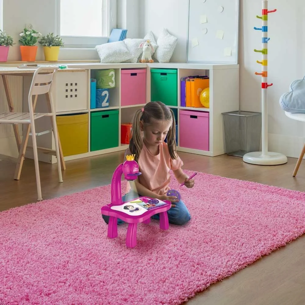 BRINQUEDO PARA COLORIR MESA PROJETORA PRINCESAS MULTIKIDS (UNIDADE) - imagem 7