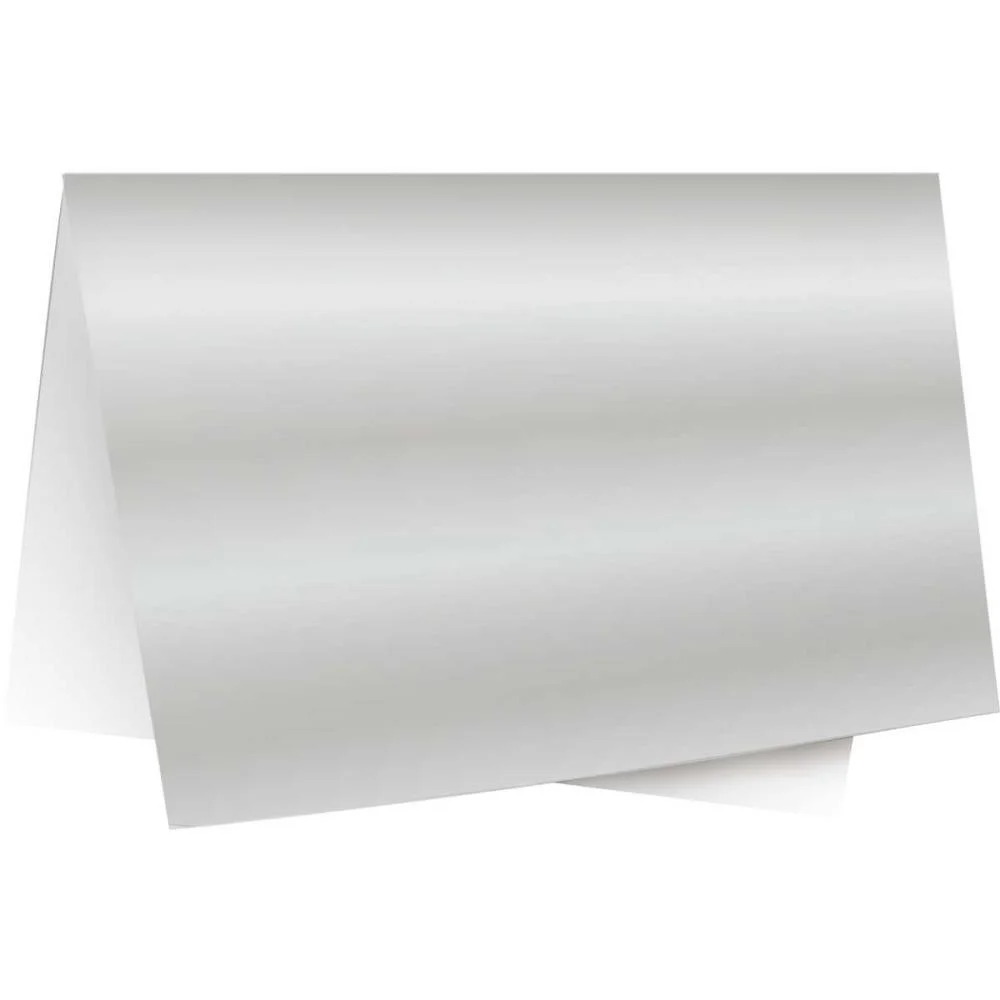 PAPEL LAMINADO 45X59CM. LAMICOR PRATA CROMUS (PCT.C/40) - imagem 2