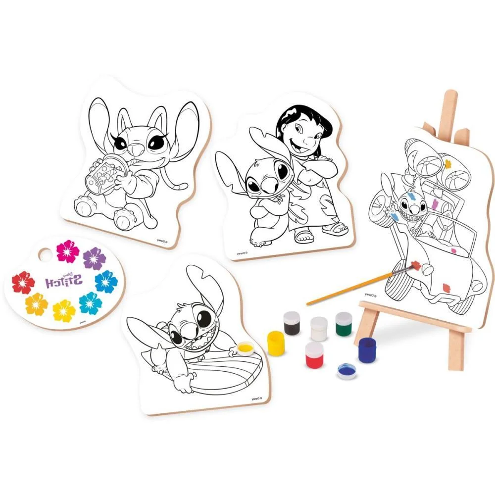 BRINQUEDO PARA COLORIR STITCH KIT PINTURA NIG BRINQUEDOS (UNIDADE) - imagem 3