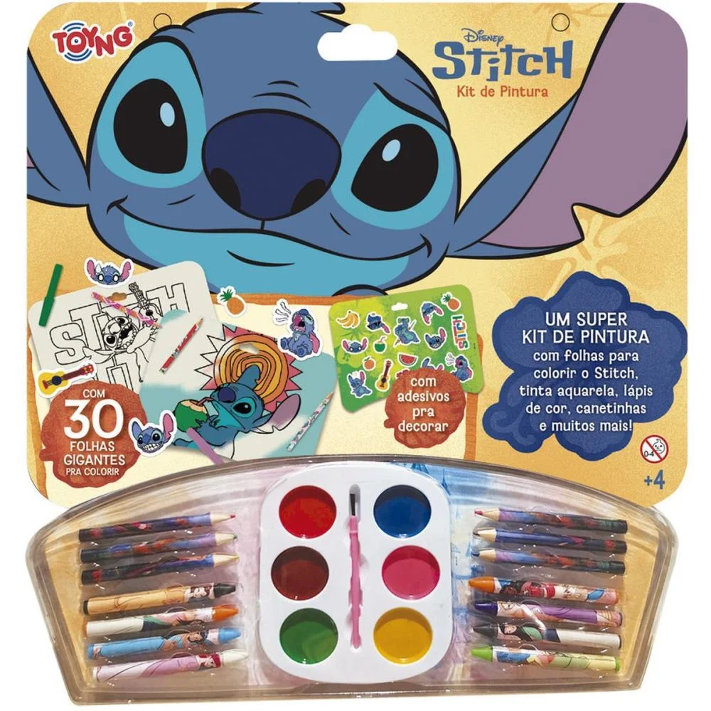 BRINQUEDO PARA COLORIR STITCH KIT DE ATIVIDADES TOYNG (UNIDADE) - imagem 2