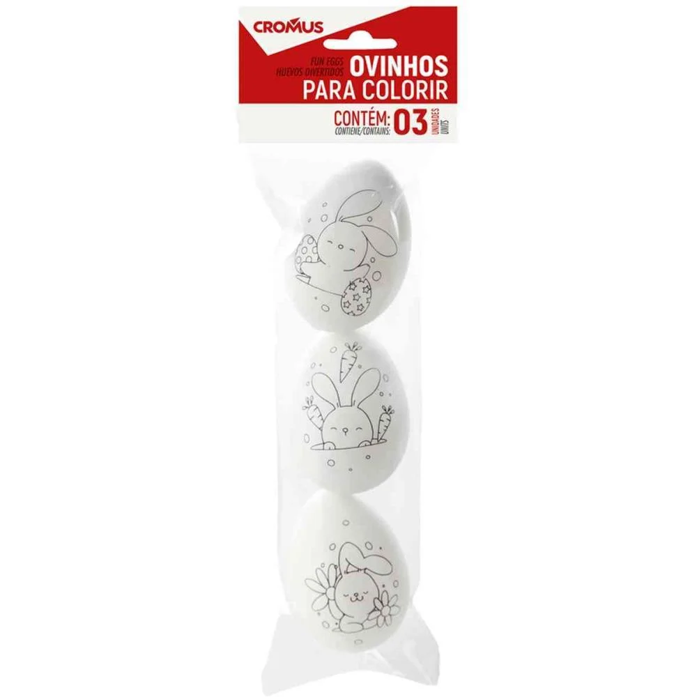 BRINQUEDO PARA COLORIR OVINHOS DIVERT. BRINQUE/PINTE CROMUS (PCT.C/03) - imagem 2