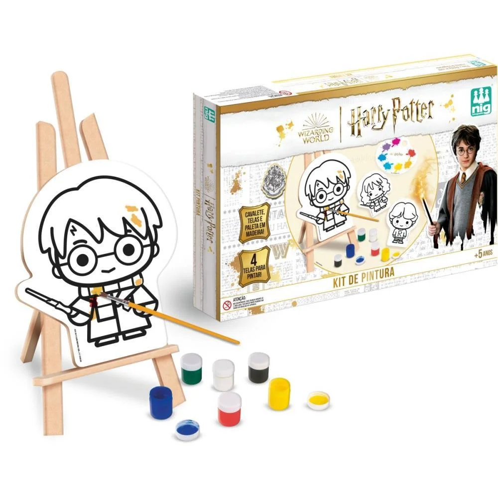 BRINQUEDO PARA COLORIR HARRY POTTER KIT PINTURA NIG BRINQUEDOS (UNIDADE) - imagem 5