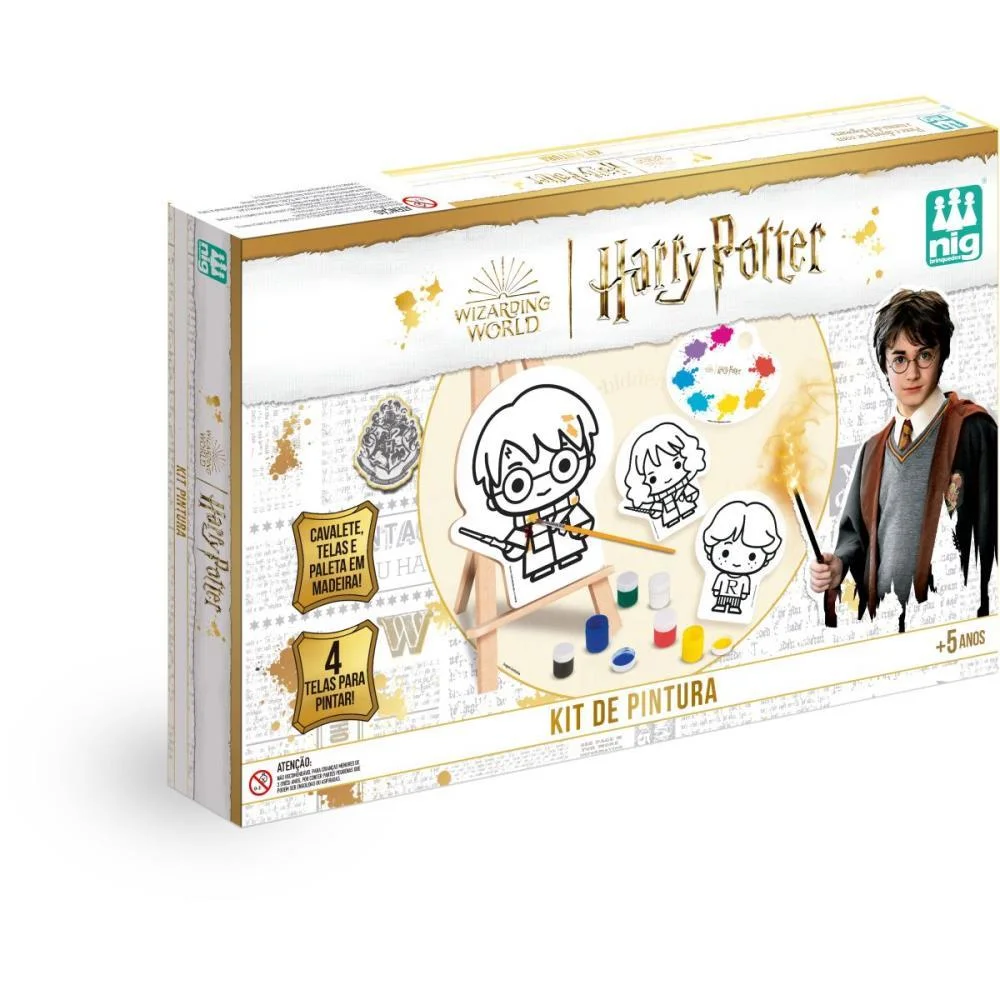 BRINQUEDO PARA COLORIR HARRY POTTER KIT PINTURA NIG BRINQUEDOS (UNIDADE) - imagem 7