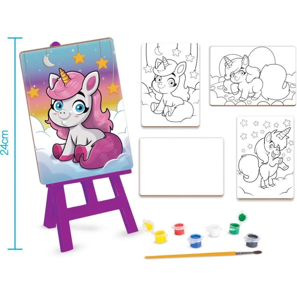 BRINQUEDO PARA COLORIR KIT PINTURINHA UNICORNIOS NIG BRINQUEDOS (UNIDADE) - imagem 4