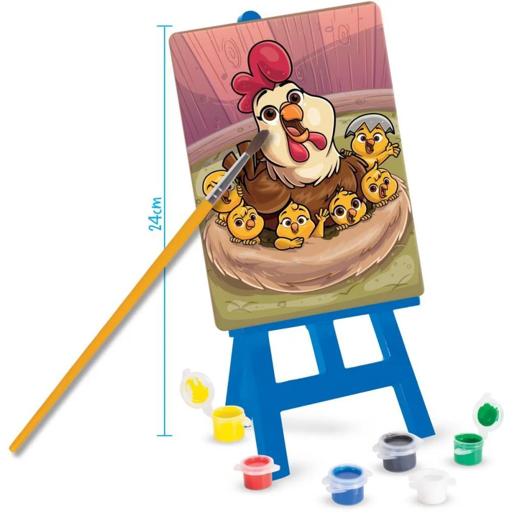 BRINQUEDO PARA COLORIR KIT PINTURINHA FAZENDINHA NIG BRINQUEDOS (UNIDADE) - imagem 3