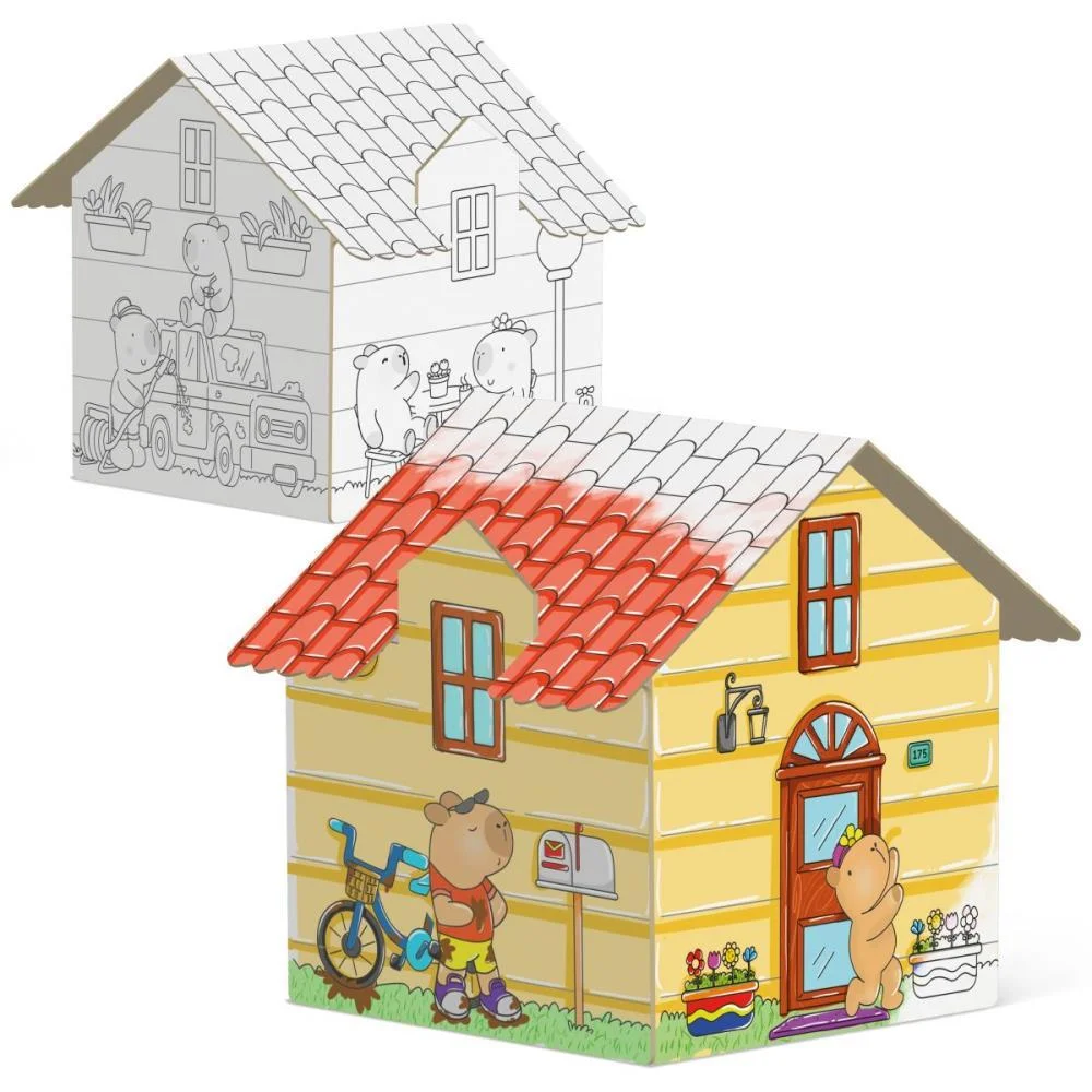 BRINQUEDO PARA COLORIR CAPIVARA CASINHA BRINC. DE CRIANCA (UNIDADE) - imagem 4