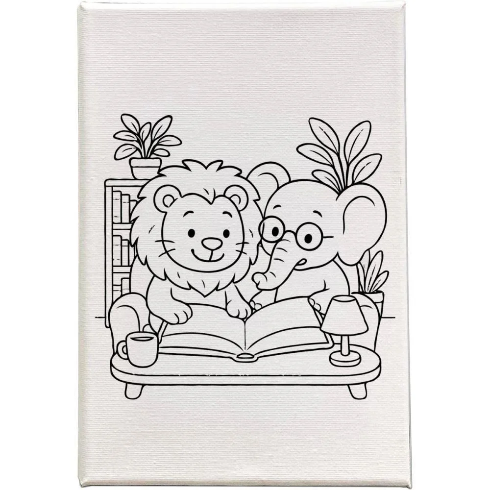 BRINQUEDO PARA COLORIR ANIMAIS- GABI CALAZANS 15X22CM STALO (BL.C/04) - imagem 4