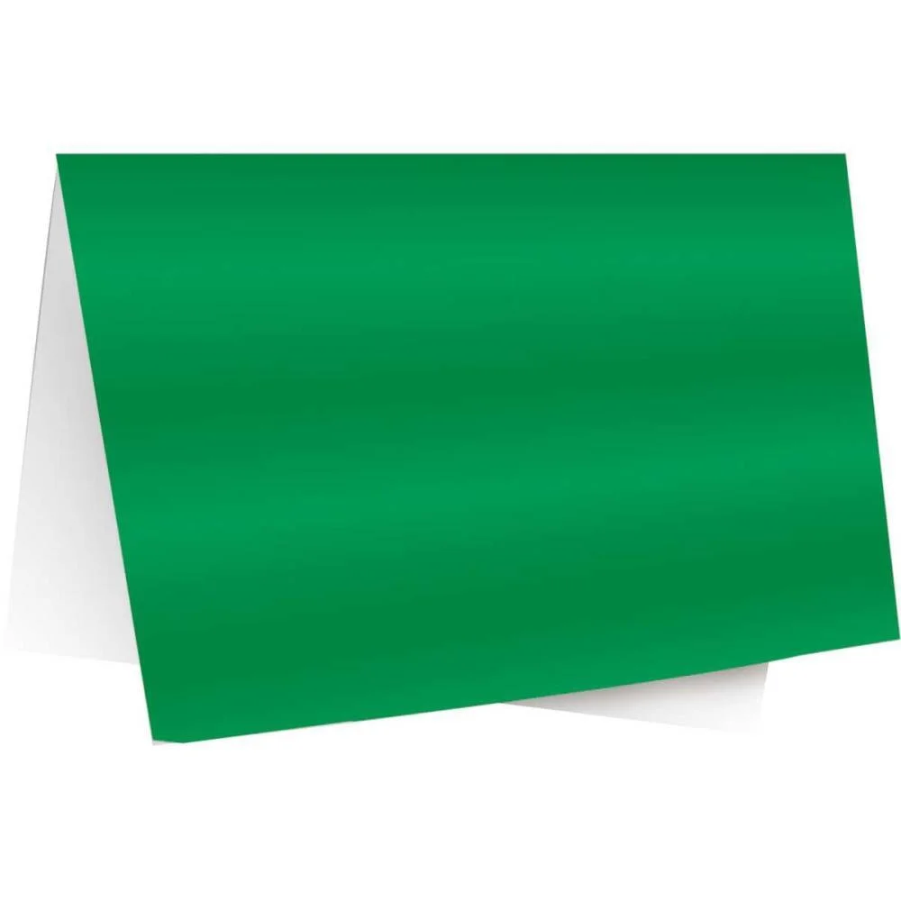 PAPEL LAMINADO 45X59CM. LAMICOR VERDE CROMUS (PCT.C/40) - imagem 2