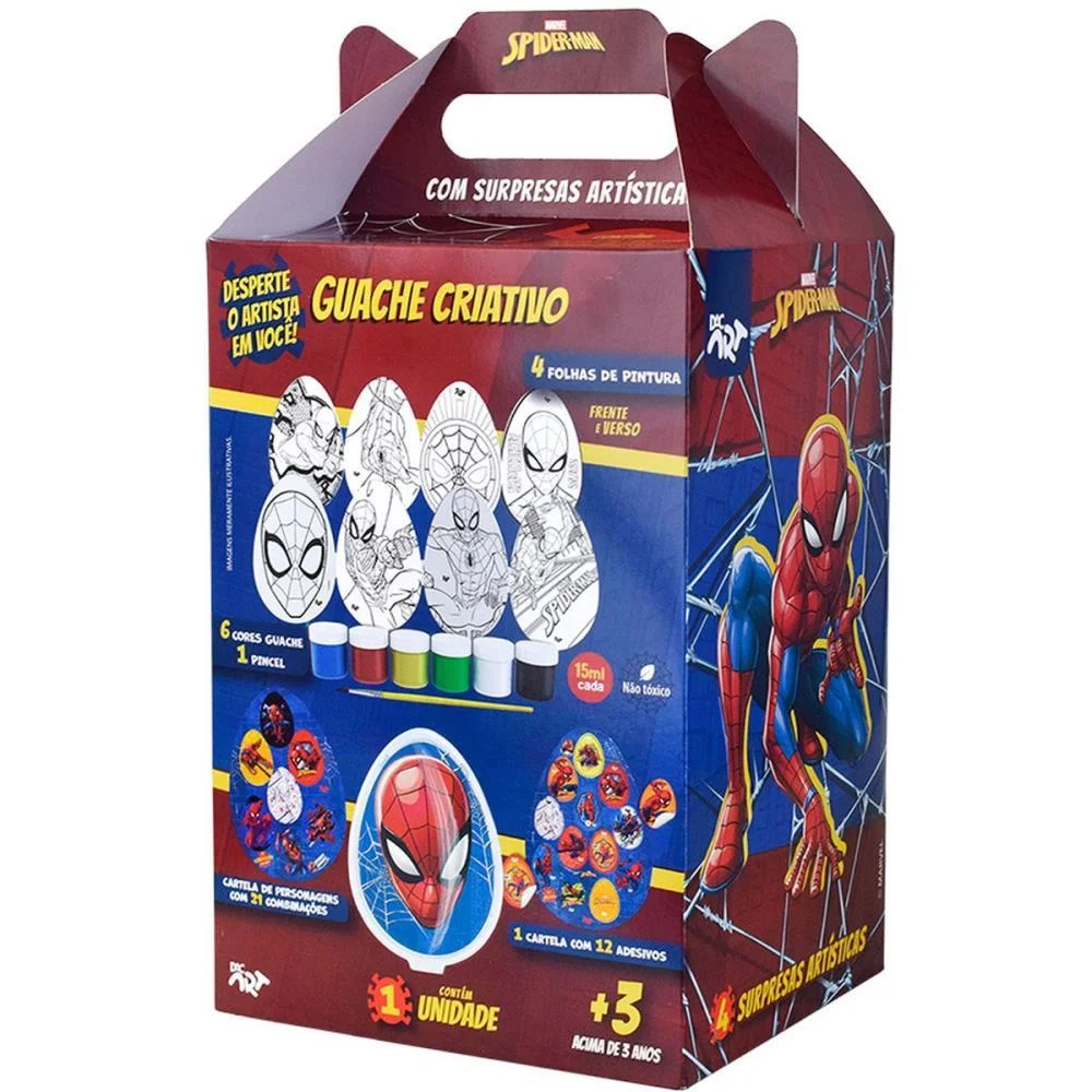 TINTA GUACHE HOMEM ARANHA GUACHE CRIATIVO DAC (UNIDADE) - imagem 13