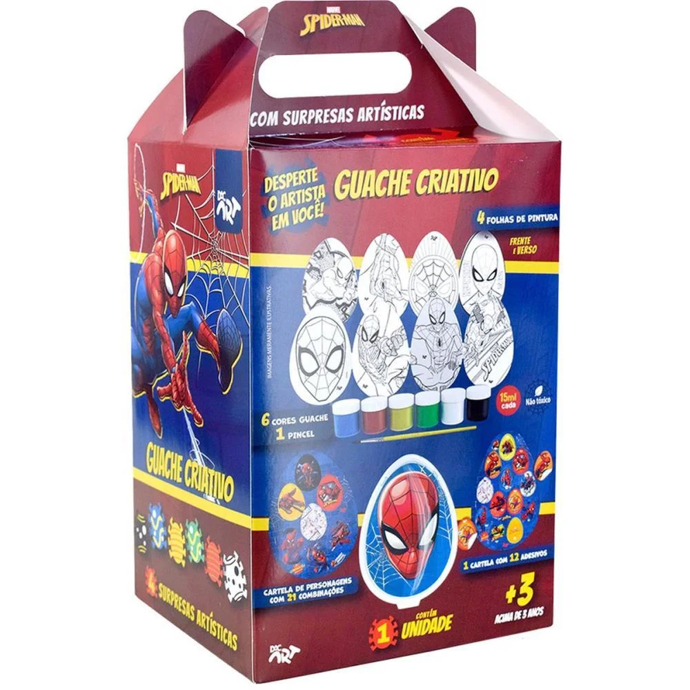 TINTA GUACHE HOMEM ARANHA GUACHE CRIATIVO DAC (UNIDADE) - imagem 10