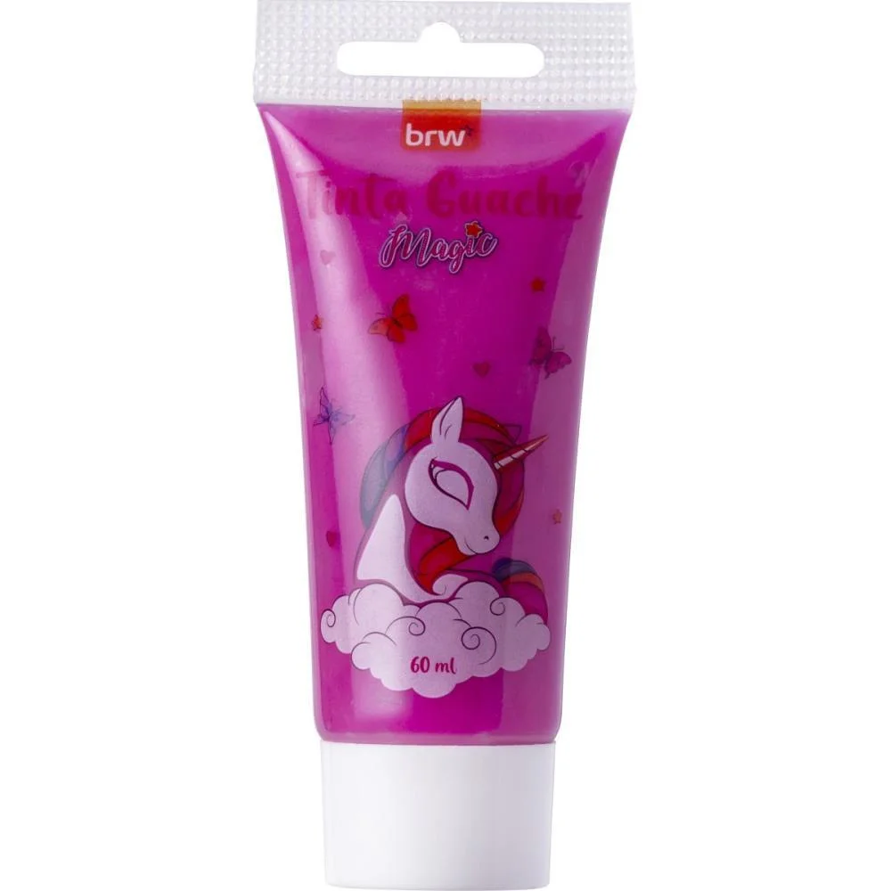 TINTA GUACHE BISNAGA MAGIC 3 CORES 60ML BRW (CAIXA) - imagem 3
