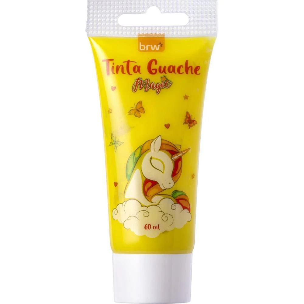 TINTA GUACHE BISNAGA MAGIC 3 CORES 60ML BRW (CAIXA) - imagem 4