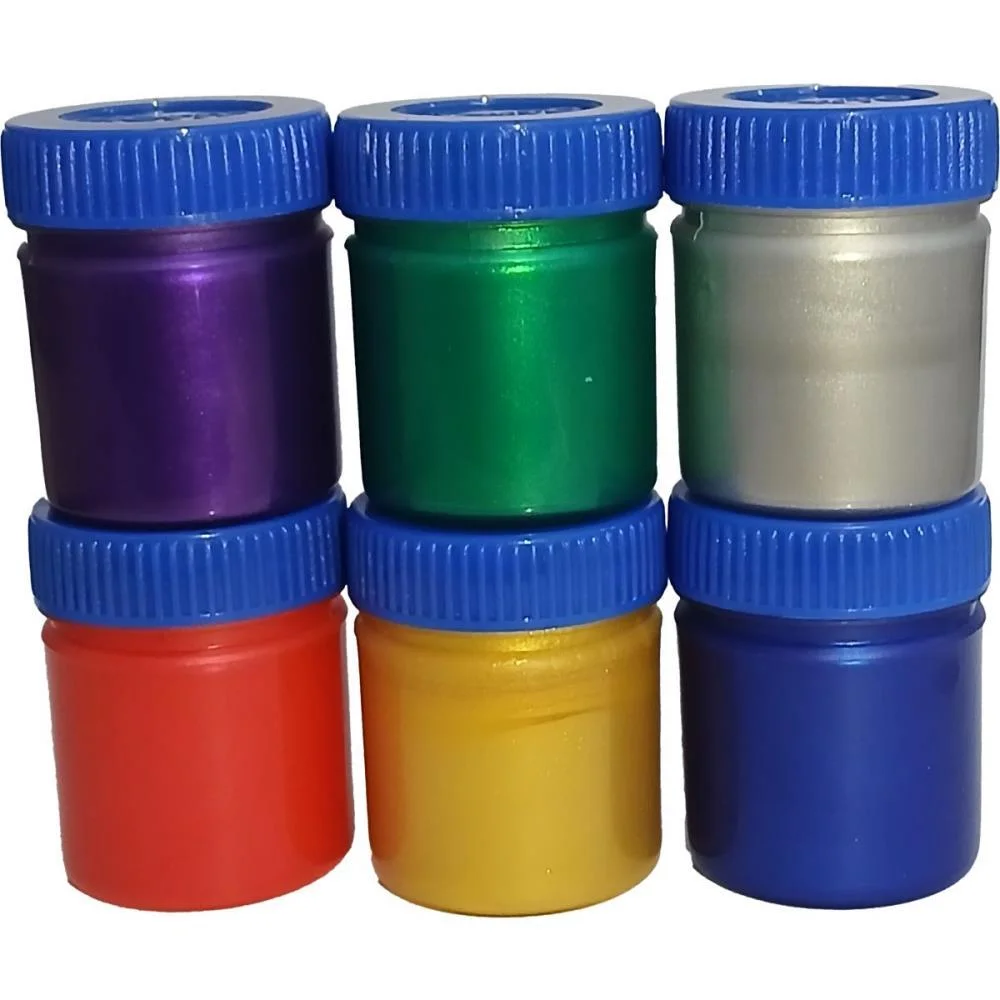 TINTA GUACHE 015ML GIOTTO 6 CORES METALICAS CANSON (UNIDADE) - imagem 3