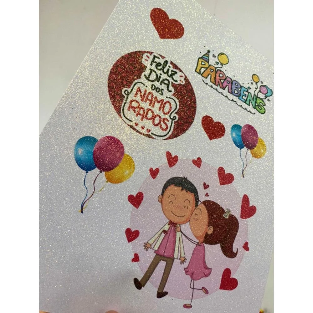 PAPEL LAMINADO A4 IMPRIMIVEL GLITTER 250G OFF PAPER (PCT.C/10) - imagem 3