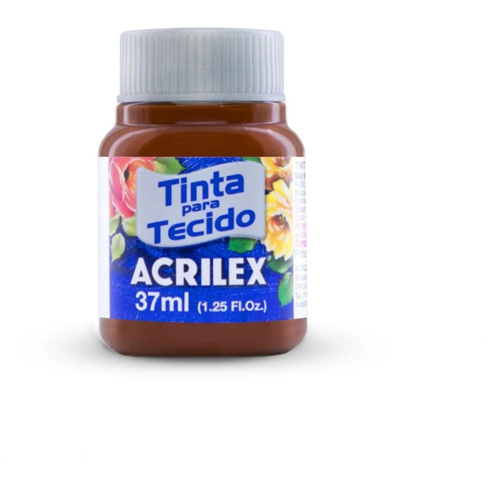 TINTA PARA TECIDO FOSCA 37ML CERAMICA ACRILEX (DUZIA) - imagem 3