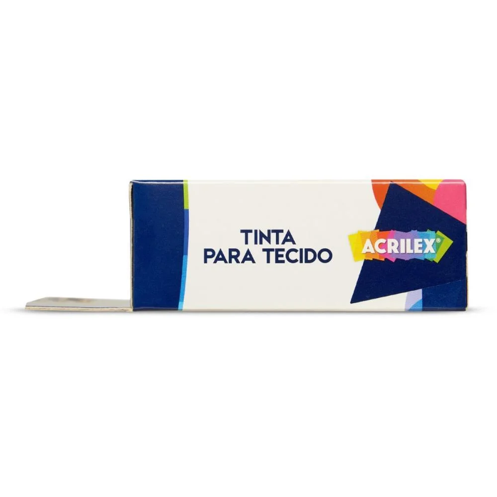 TINTA PARA TECIDO FASHION COLORS 15ML 6CORES (S) ACRILEX (CX.C/03) - imagem 4