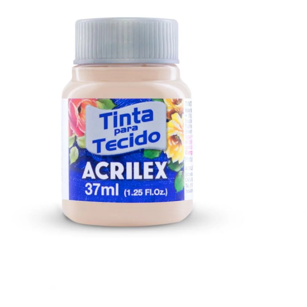 TINTA PARA TECIDO FOSCA 37ML AREIA ACRILEX (DUZIA) - imagem 3