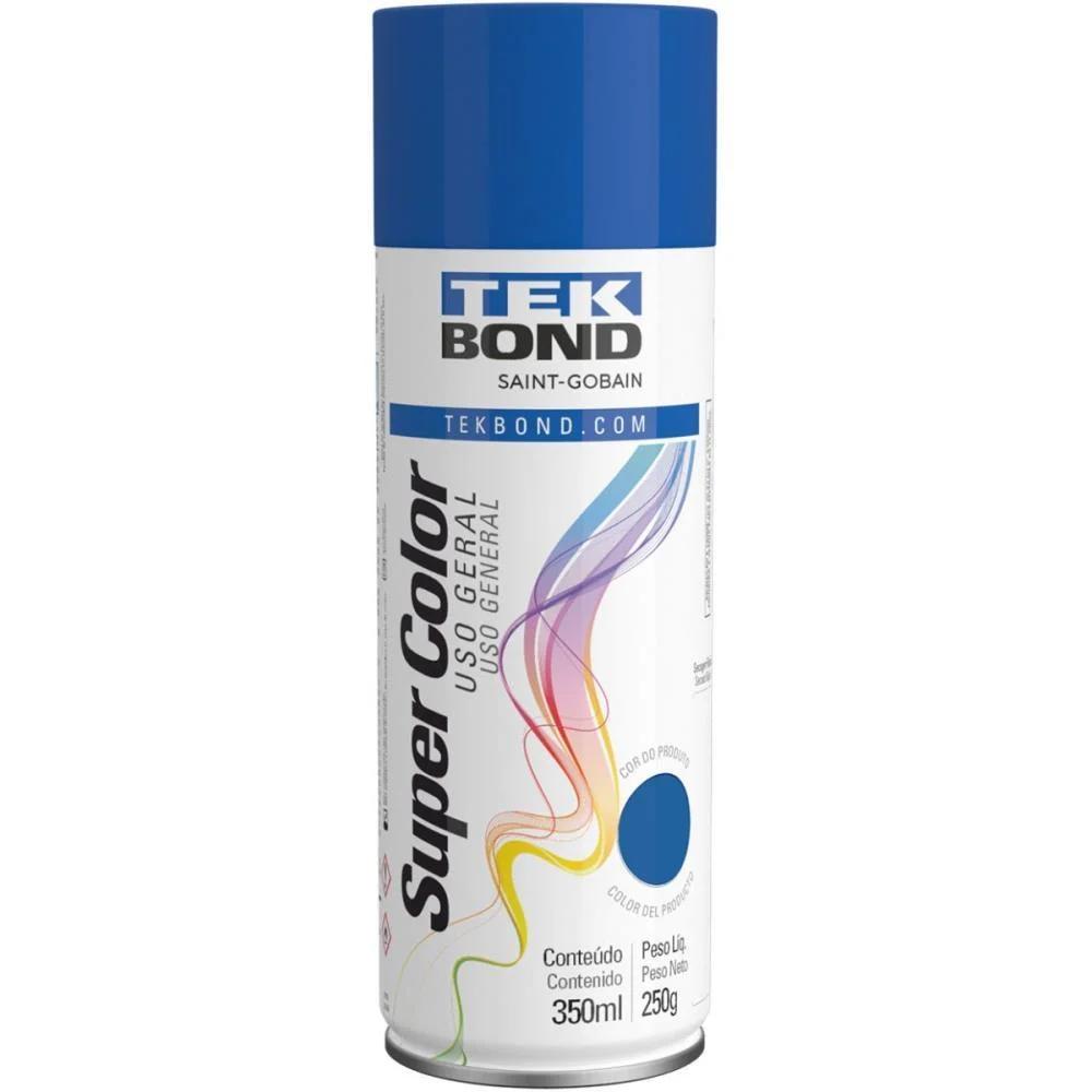 TINTA SPRAY AZUL 350ML/250G TEKBOND (UNIDADE) - imagem 2