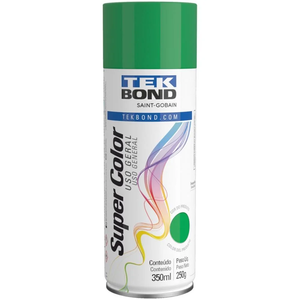 TINTA SPRAY VERDE 350ML/250G TEKBOND (UNIDADE) - imagem 3