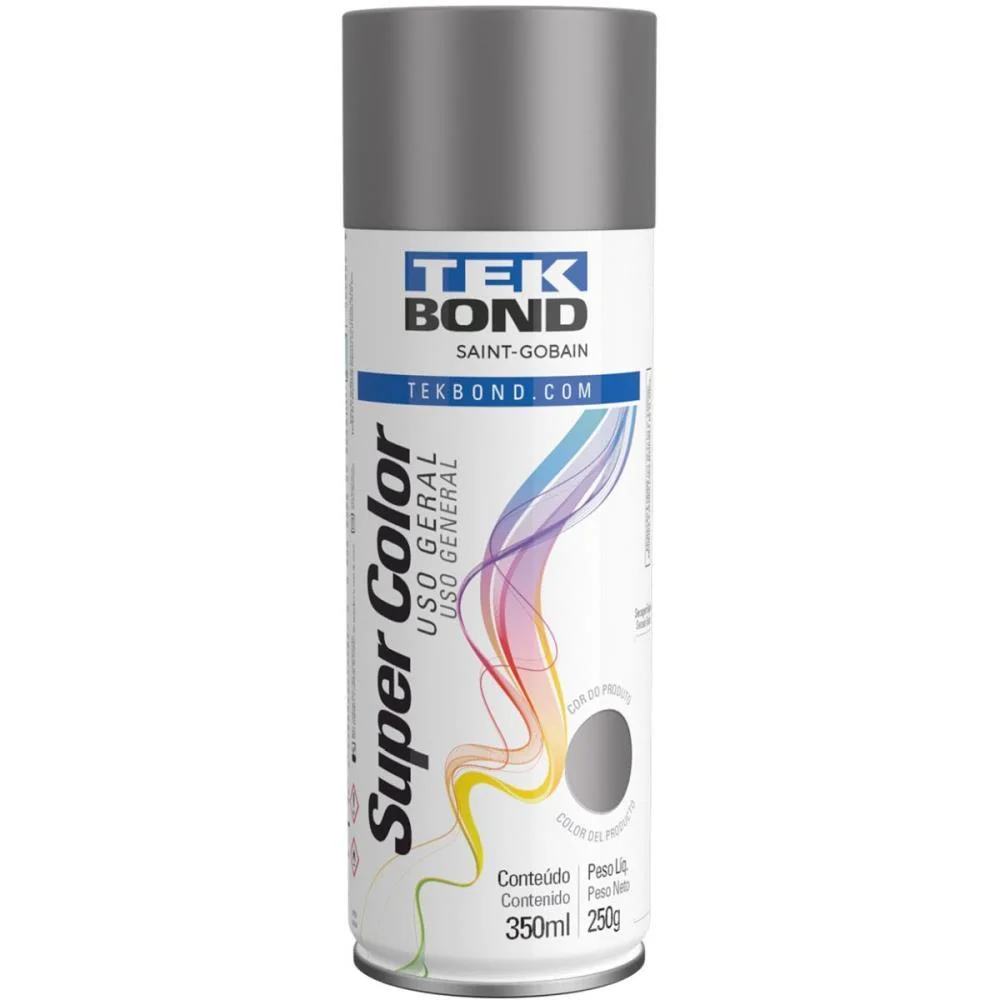 TINTA SPRAY GRAFITE 350ML/250G TEKBOND (UNIDADE) - imagem 3