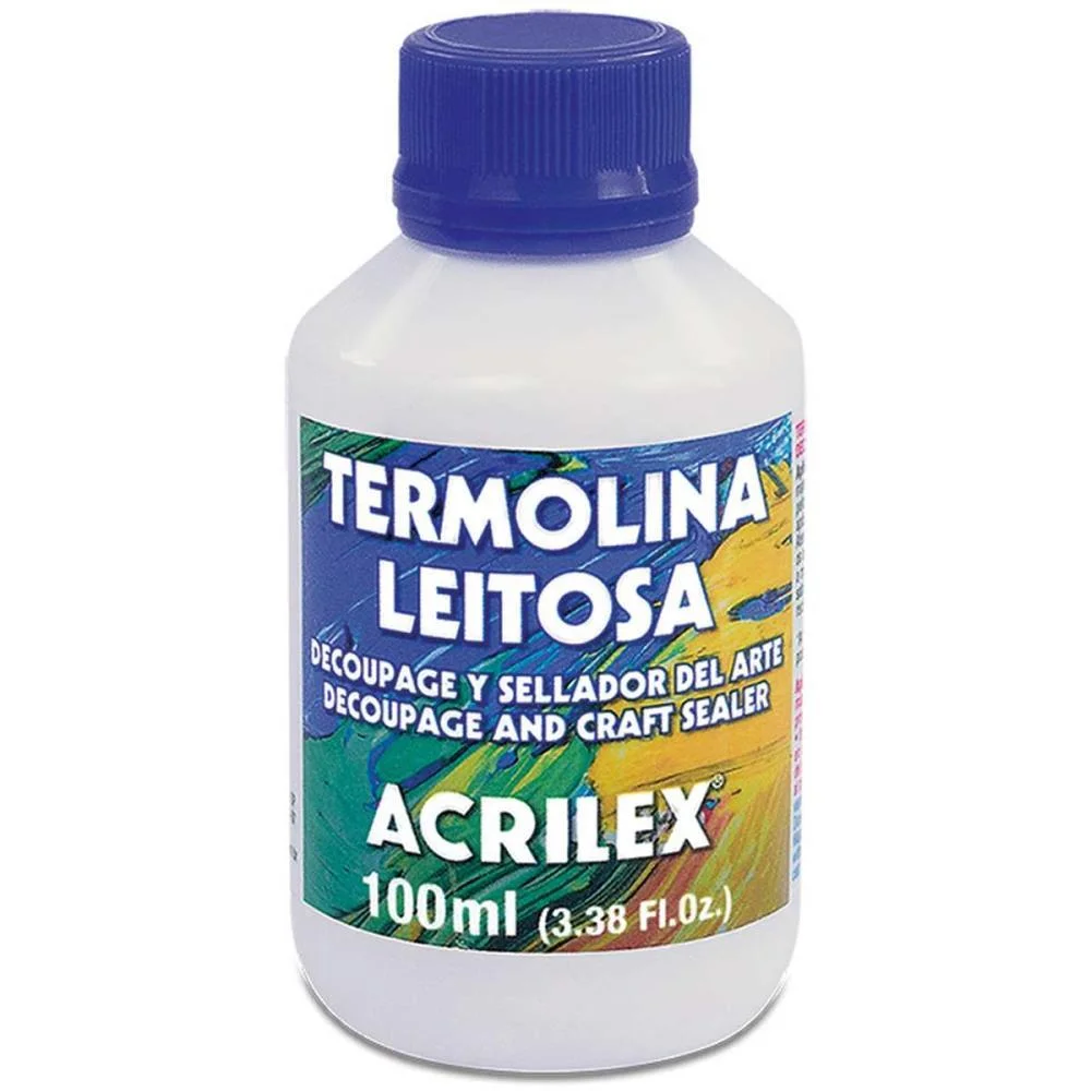 PRODUTO PARA TINTA TERMOLINA LEITOSA 100ML ACRILEX (PCT.C/06) - imagem 3