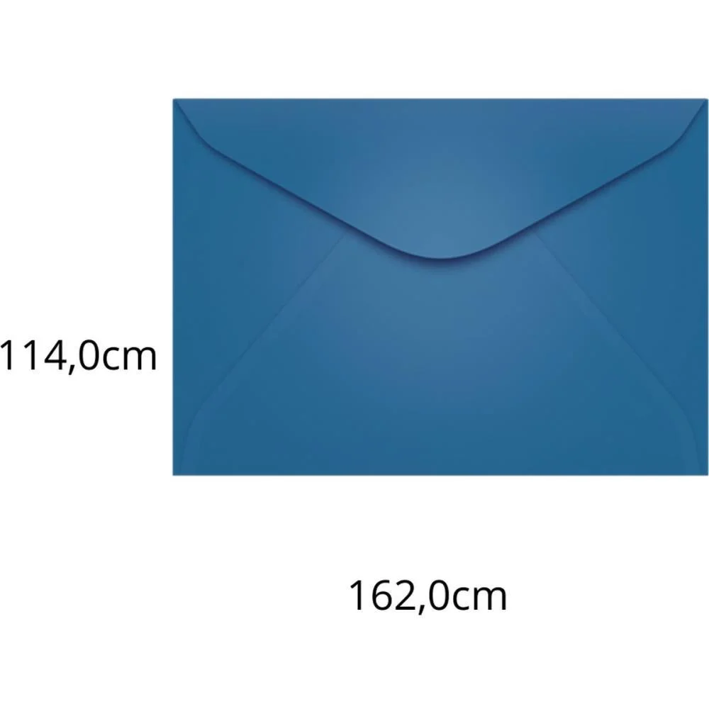 ENVELOPE COLORIDO CARTA 114X162 AZ. ROYAL GRECIA 80G SCRITY (PCT.C/100) - imagem 2