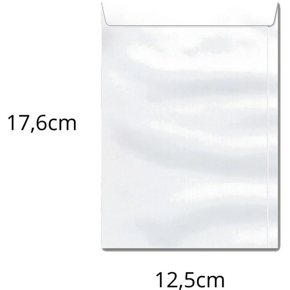 ENVELOPE SACO BRANCO 125X176 90GRS. OF 18 SCRITY (CX.C/250) - imagem 2