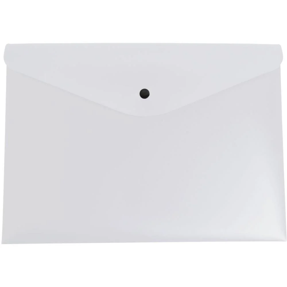 PASTA ENVELOPE A4 CRISTAL C/BOTAO DELLO (PCT.C/10) - imagem 2