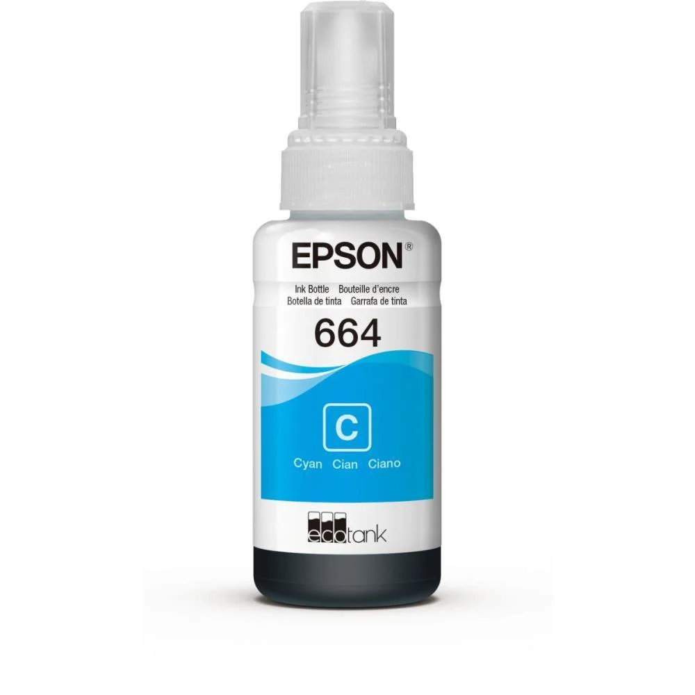 REFIL DE TINTA EPSON 664 CIANO 70 ML. EPSON (UNIDADE) - imagem 4