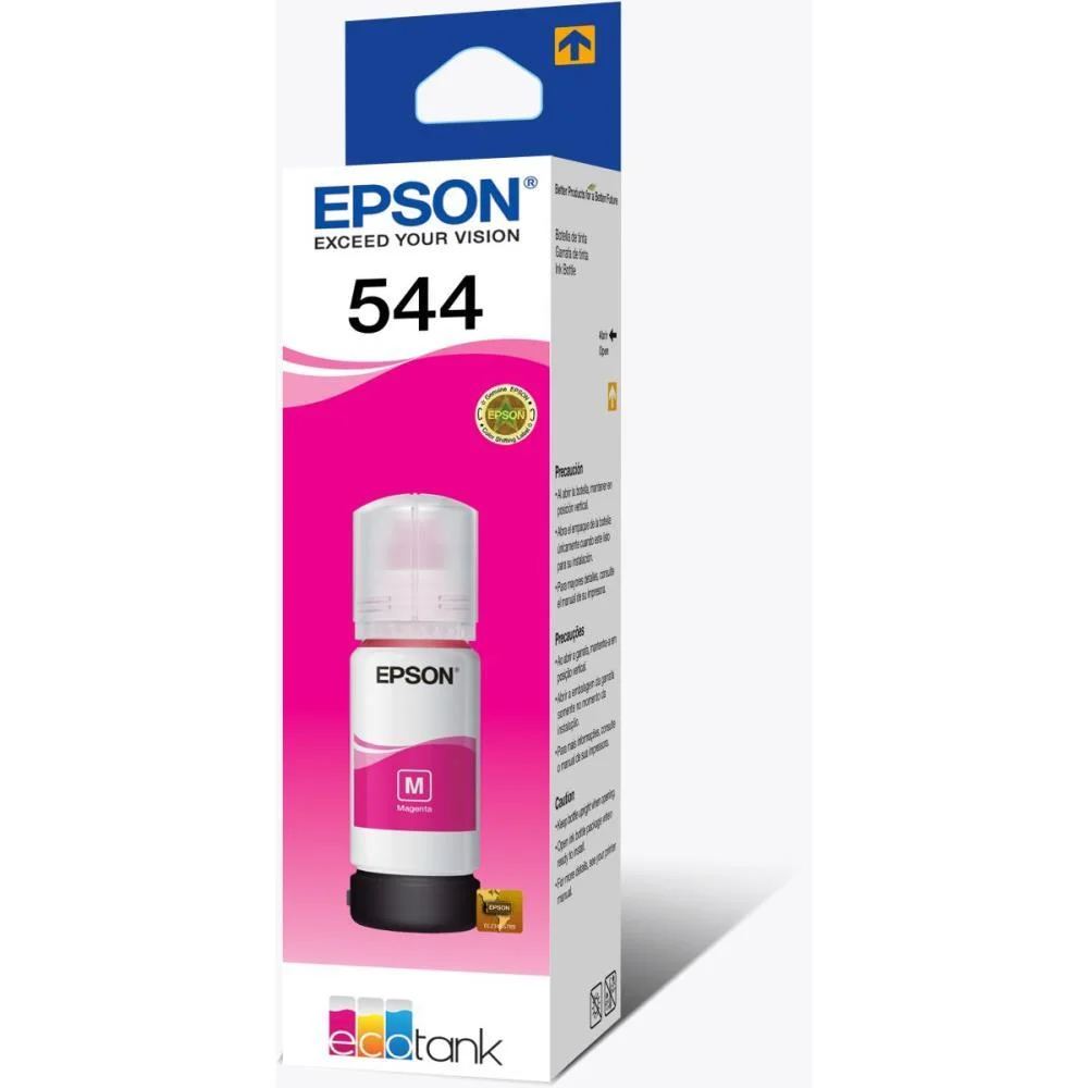 REFIL DE TINTA EPSON 544 MAGENTA EPSON (UNIDADE) - imagem 4