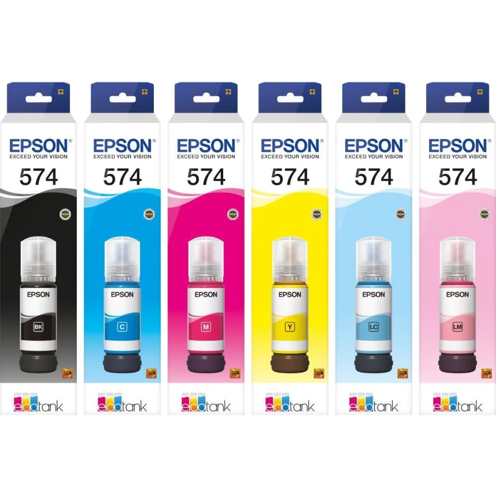 REFIL DE TINTA EPSON 574 MAGENTA EPSON (UNIDADE) - imagem 4