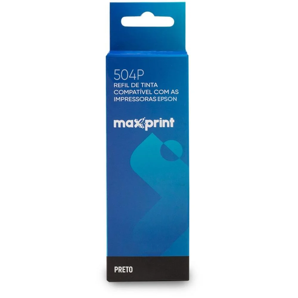 REFIL DE TINTA EPSON COMP. 504P PRETO 127ML MAXPRINT (UNIDADE) - imagem 4