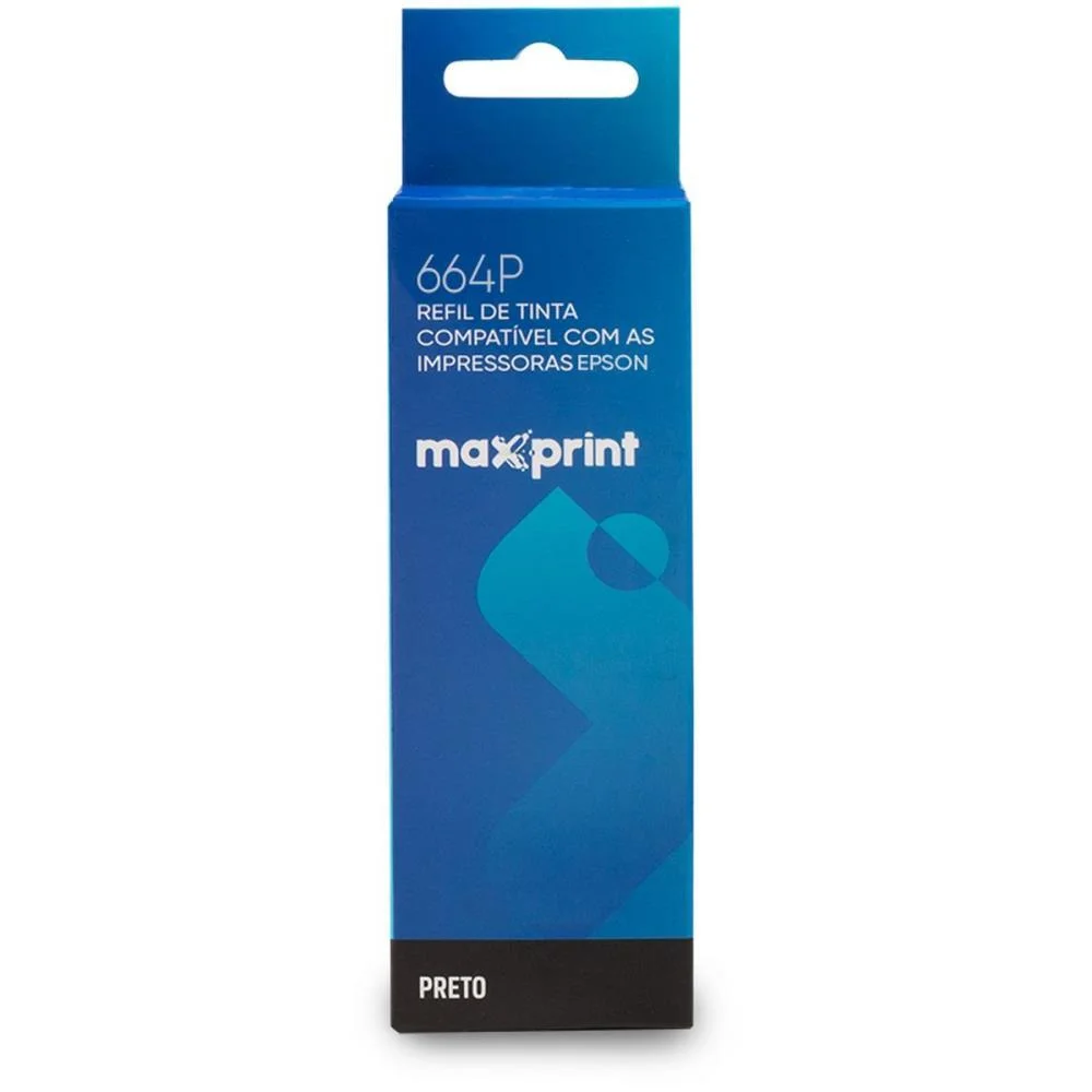 REFIL DE TINTA EPSON COMP. 664P PRETO 100ML MAXPRINT (UNIDADE) - imagem 5