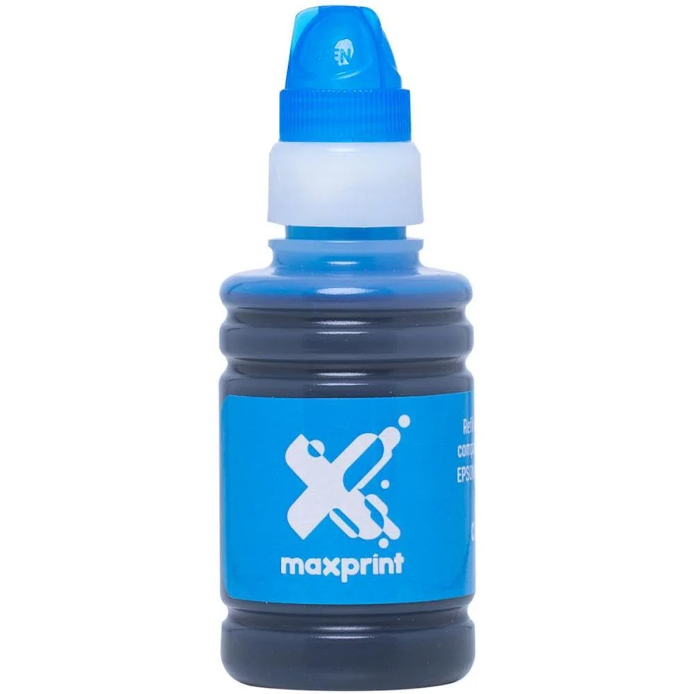 REFIL DE TINTA EPSON COMP. 664C CIANO 100ML MAXPRINT (UNIDADE) - imagem 6