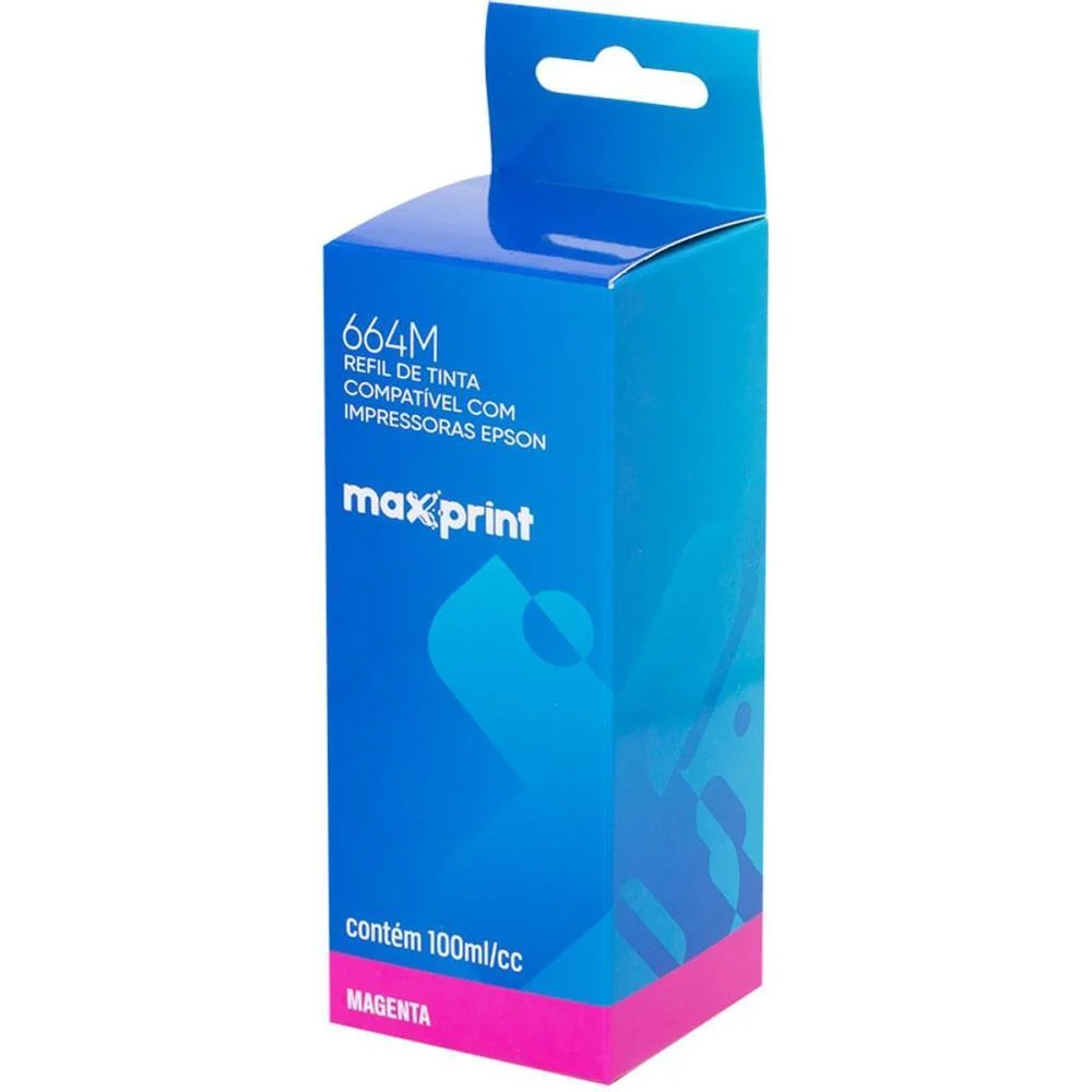 REFIL DE TINTA EPSON COMP. 664M MAGENTA 100ML MAXPRINT (UNIDADE) - imagem 4