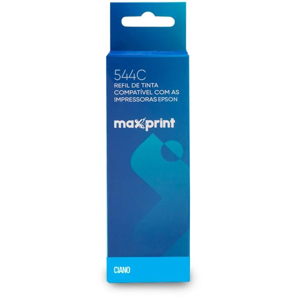 REFIL DE TINTA EPSON COMP. 544C CIANO 70ML MAXPRINT (UNIDADE) - imagem 5