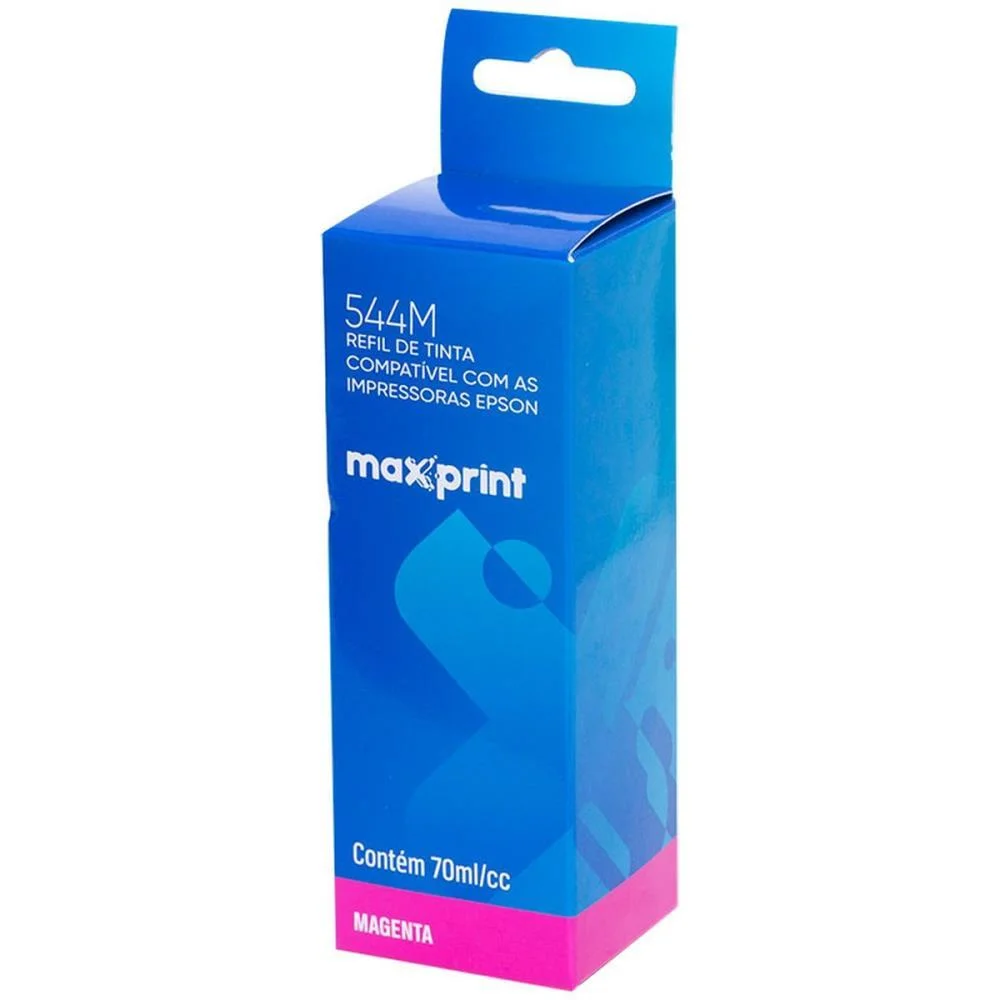 REFIL DE TINTA EPSON COMP. 544M MAGENTA 70ML MAXPRINT (UNIDADE) - imagem 4