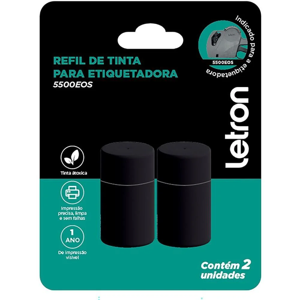 ROLETE ENTINTADOR REFIL PARA ETIQUETADORA LEONORA (BL.C/02) - imagem 2
