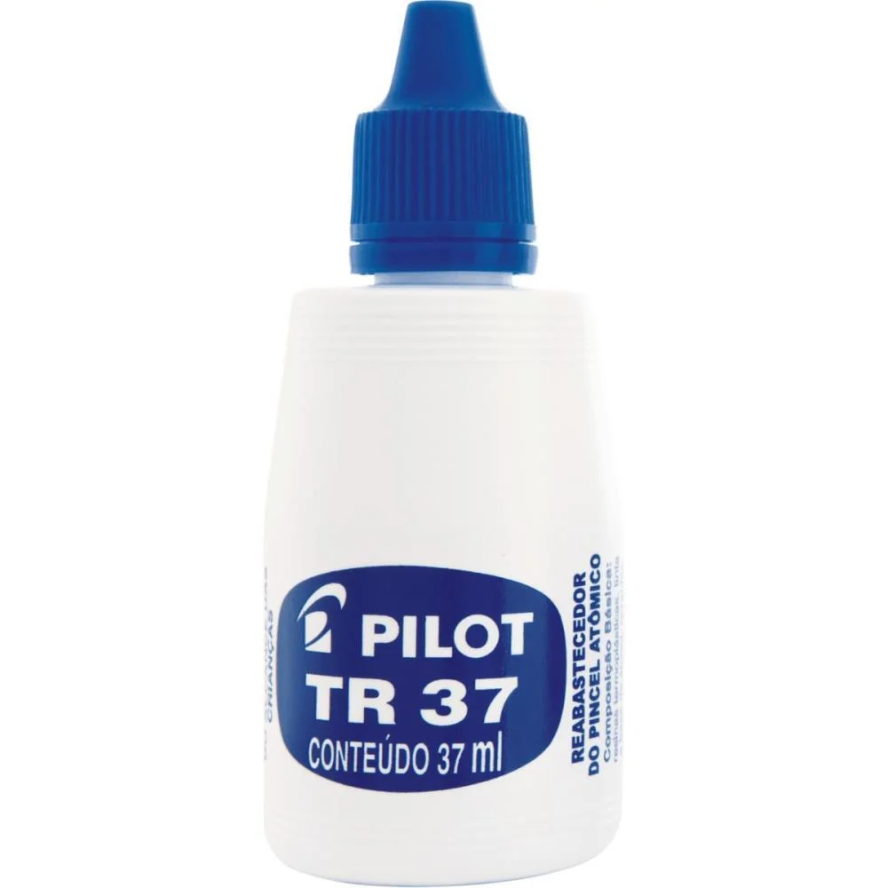 TINTA MARCADOR PERMANENTE REABASTECEDOR 037ML AZUL PILOT (CX.C/12) - imagem 2