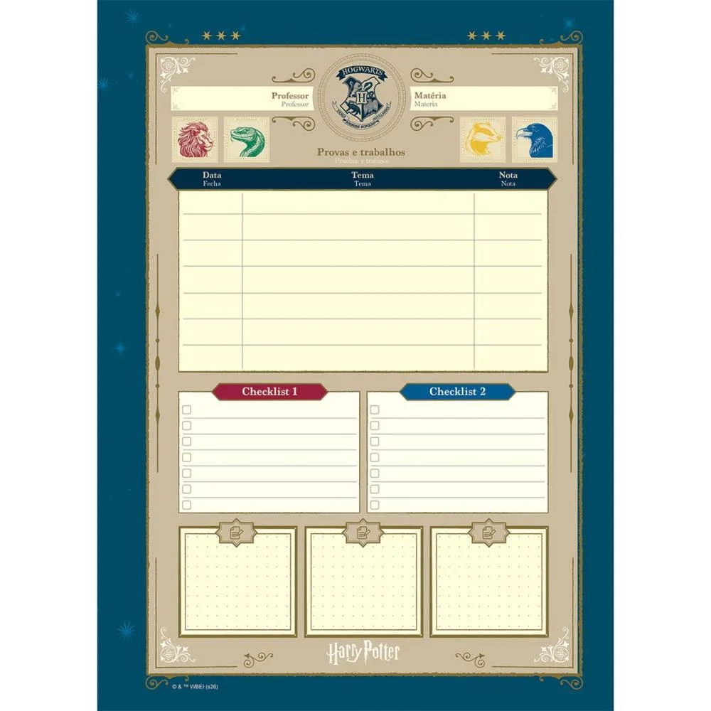 CADERNO 01X1 CAPA DURA HARRY POTTER 96FLS. I.A JANDAIA (PCT.C/04) - imagem 15