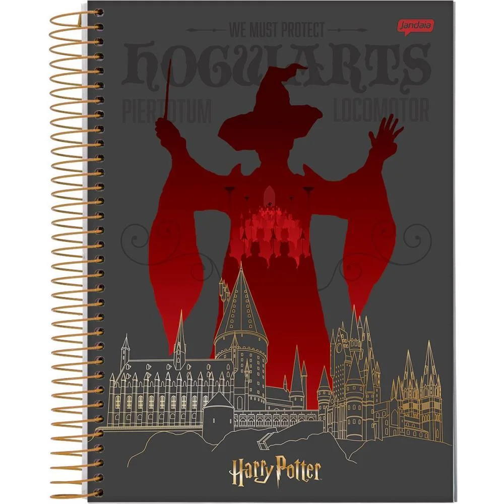 CADERNO 01X1 CAPA DURA HARRY POTTER 96FLS. I.A JANDAIA (PCT.C/04) - imagem 5