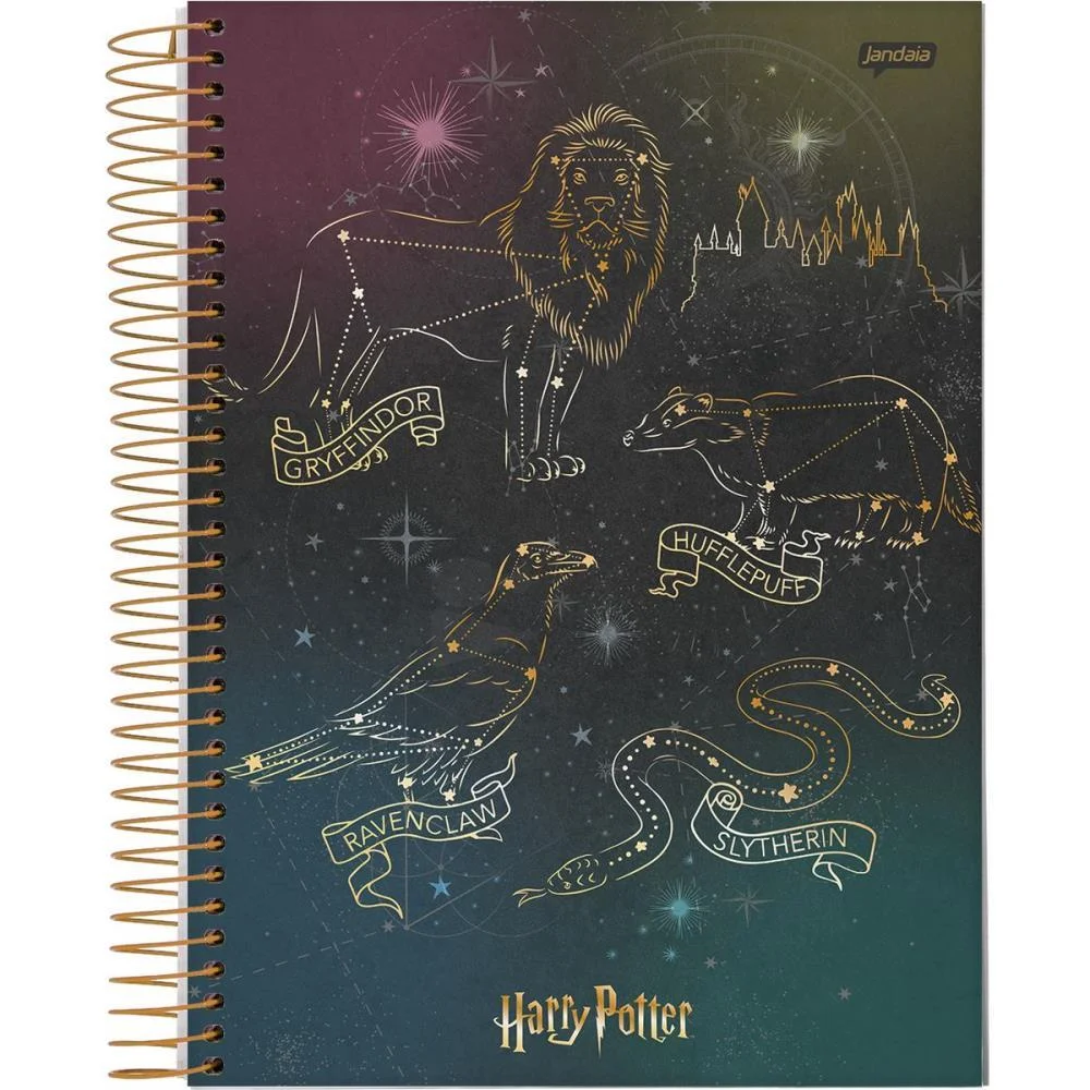 CADERNO 01X1 CAPA DURA HARRY POTTER 96FLS. I.A JANDAIA (PCT.C/04) - imagem 10