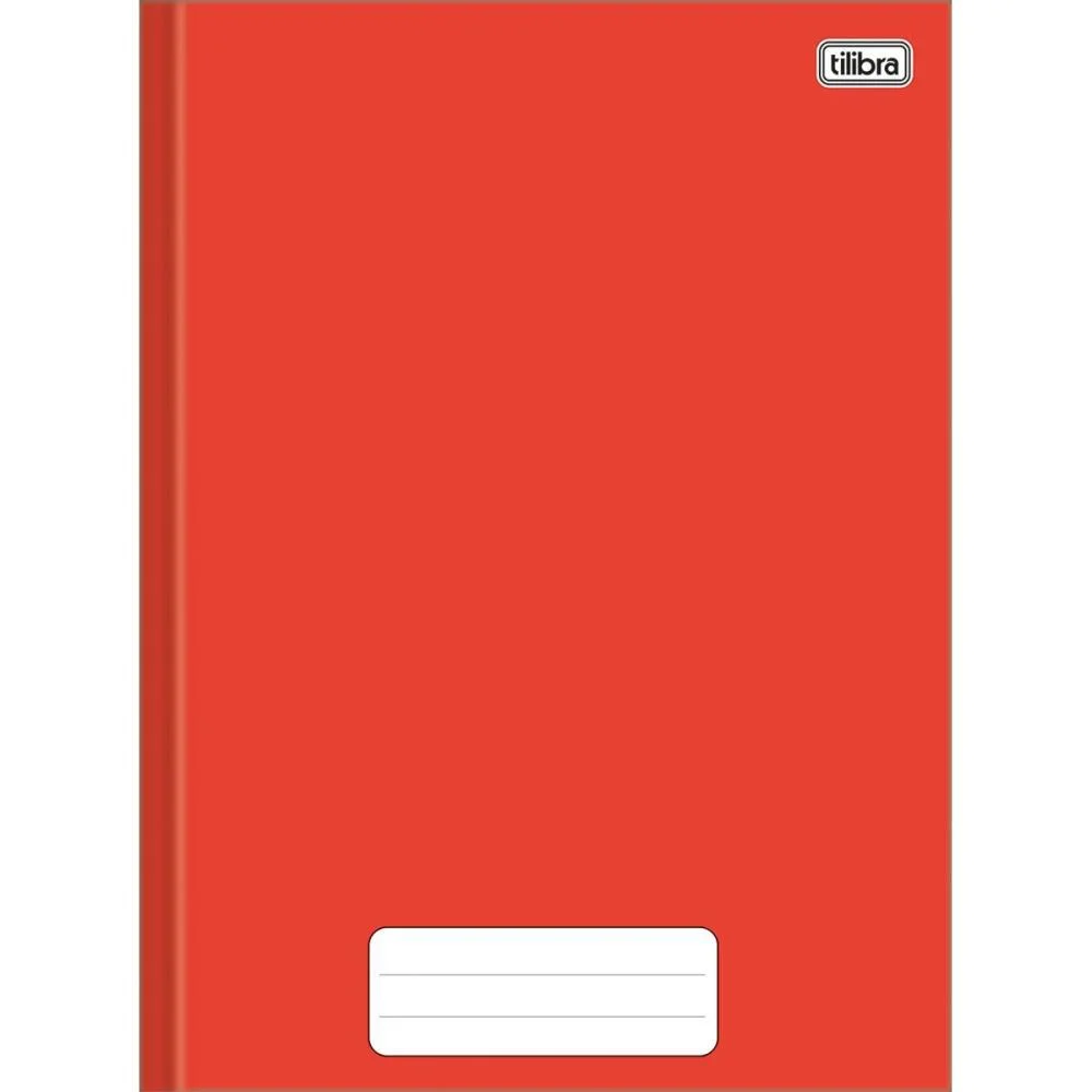 CADERNO BROCHURAO CAPA DURA PEPPER 80 FOLHAS VERMELHO TILIBRA (PCT.C/05) - imagem 3