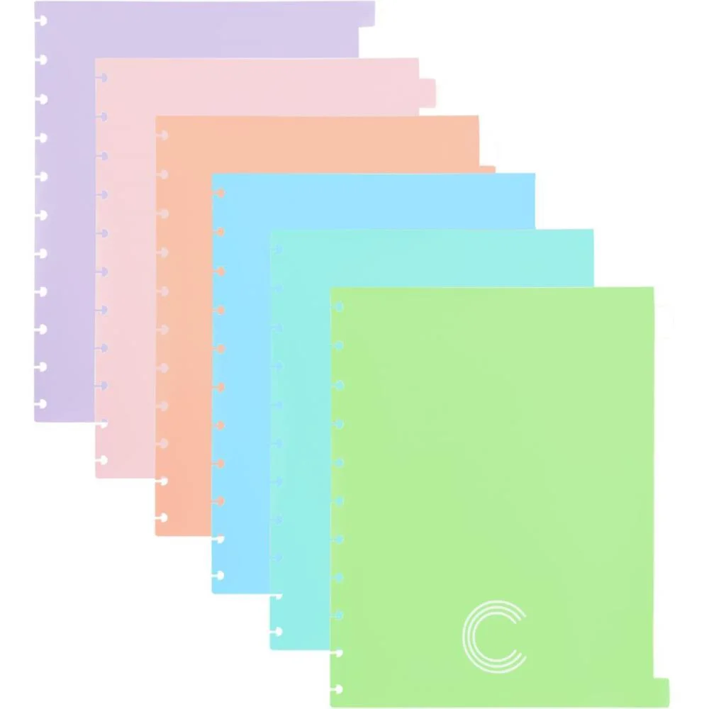 CADERNO INTELIGENTE DIVISORIAS GRANDE 6 MATERIAS COLORS CADERNO INTELIGENTE (PACOTE) - imagem 3