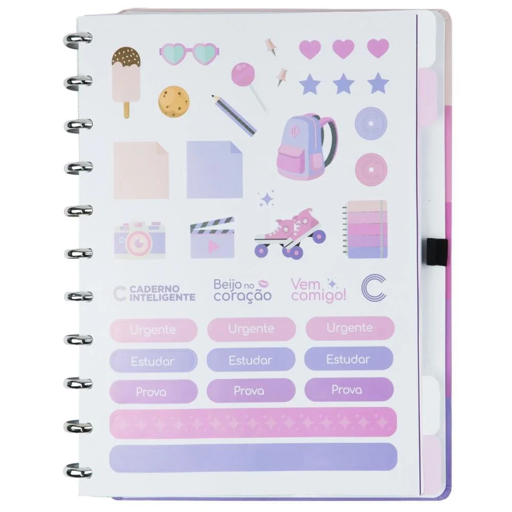 CADERNO INTELIGENTE GRANDE UNIQUE BY CACAU 80FLS 215X280M CADERNO INTELIGENTE (UNIDADE) - imagem 4